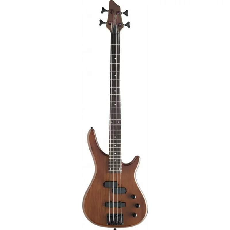 Stagg BC300 4-String Fusion Electric Bass Guitar - Walnut Stain image 1