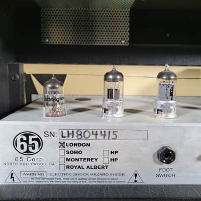 65 Amps London Head and 1x12 Cab - Black and Cream image 13