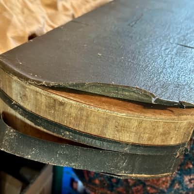 A. M. Virgil Rare 6 Octave Suitcase Practice Piano Keyboard circa 1910 - 1920 - Covered Wooden Case image 9
