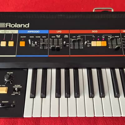 Roland Juno-60 61-Key Polyphonic Synthesizer 1982 - 1984 - Black image 2