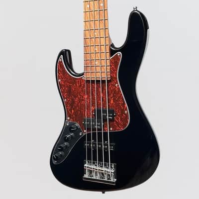 Sadowsky MetroExpress 21 Fret Hybrid PJ 5 String Morado Board Lefthand Electric Bass Guitar - Black image 3