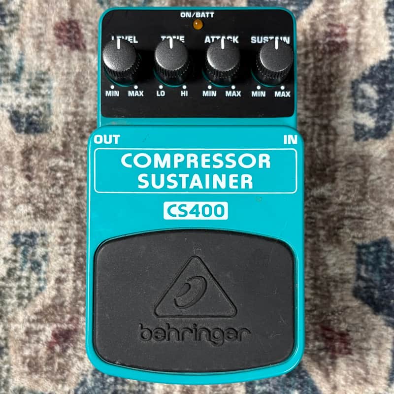 Behringer CS400 Compressor Sustainer Guitar Effect Pedal! image 1