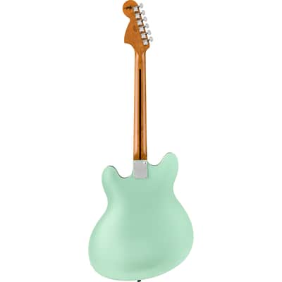 Fender Tom DeLonge Starcaster Semi-Hollow Electric Guitar - Satin Surf Green image 3