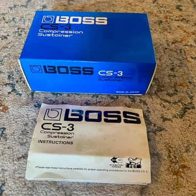 Boss CS-3 Compressor Sustainer MADE IN JAPAN Black Label 1988 image 14