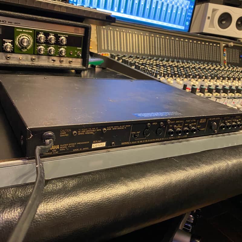 Yamaha FX770 90s guitar multi effects processor made in Japan amp