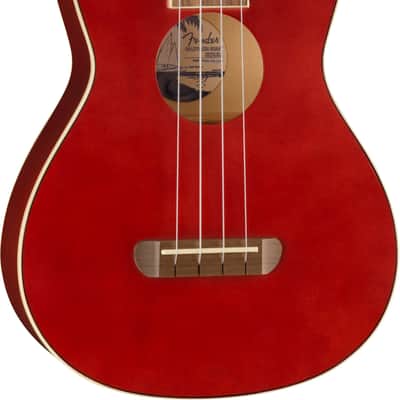 Fender Avalon Tenor Ukulele, Walnut Fingerboard, Cherry image 4