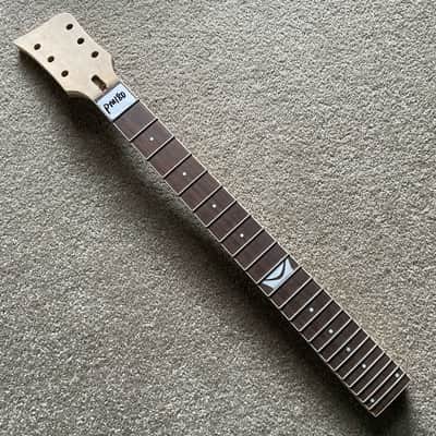 DIY Project Maple Guitar Neck with Rosewood 24 Frets Fingerboard image 1
