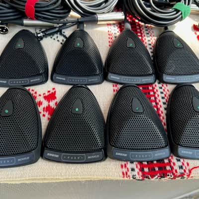 Lot of 18 Shure MX393/C cardioid boundary microphones all tested & working EXC image 3