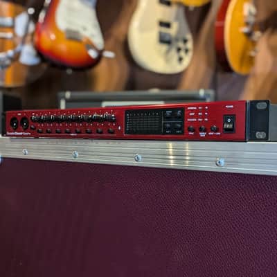 Focusrite Clarett+ OctoPre 8-Channel Microphone Preamp with ADAT I/O 2022 - Present - Red image 3