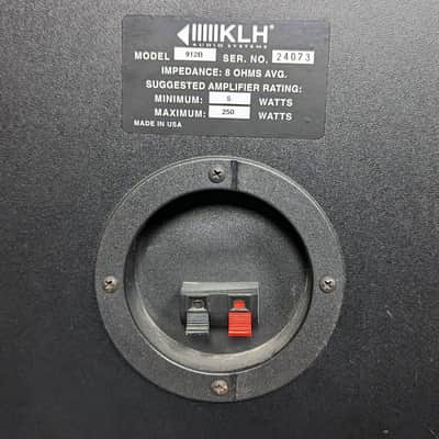 KLH 912B Floorstanding 3-Way Speakers - Black image 13