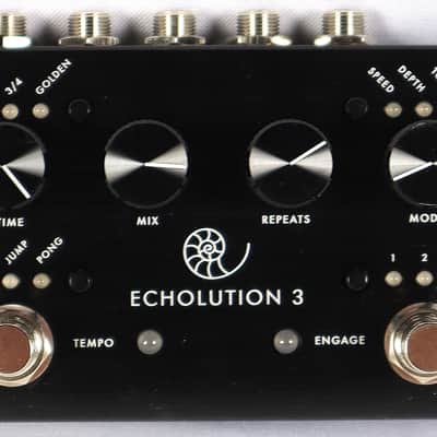 Pigtronix Echolution 3 5-Second Delay Black Electric Guitar Effect Pedal image 1