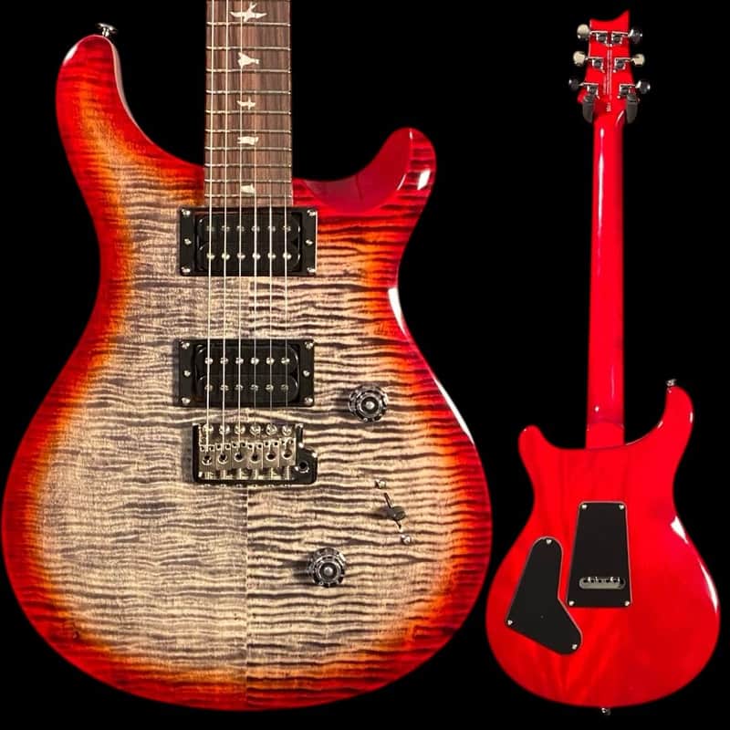 PRS SE Custom 24 Electric Guitar - Charcoal Cherry Burst image 1