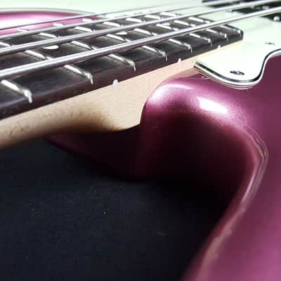 Sadowsky Metro UV60-4 Ultra Vintage Burgundy Mist Bass with Case image 13