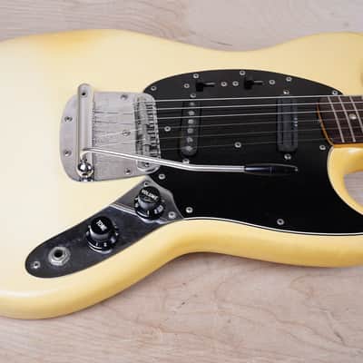 Fender Mustang 1978 Olympic White Vintage USA w/ Bag image 3