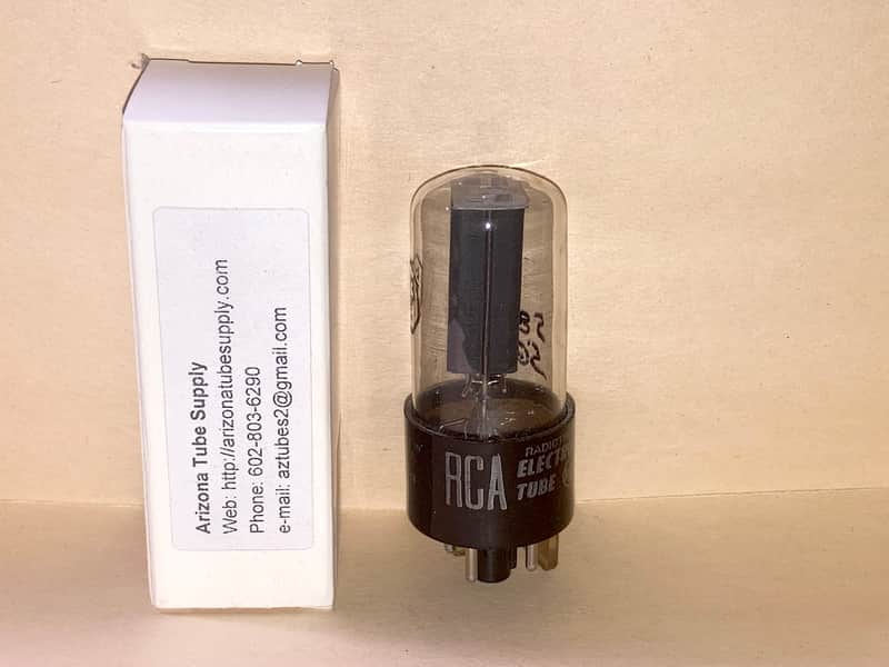 1960 RCA 5Y3GT Rectifier Tube, Tested, NOS image 1