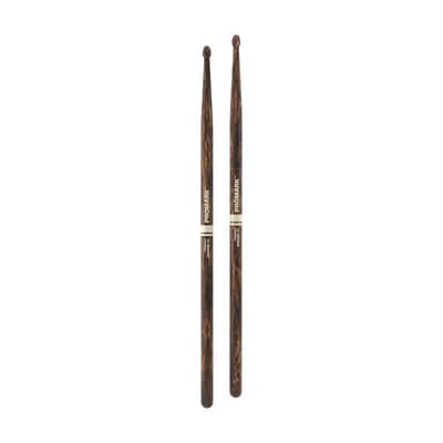 ProMark Rebound 5A Firegrain Hickory Drumsticks, Wood Tips image 2