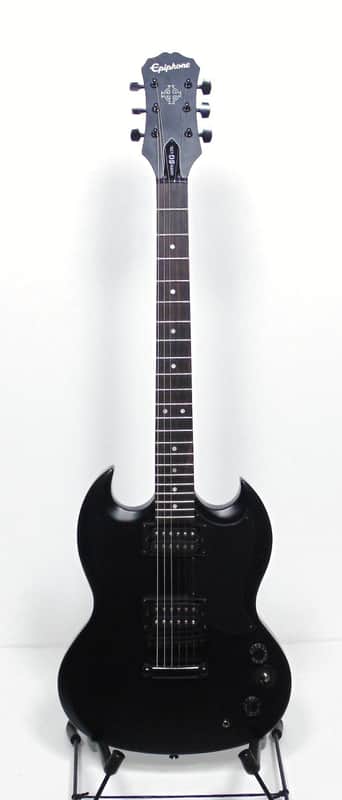 Epiphone Goth SG Limited Pitch Black | Reverb