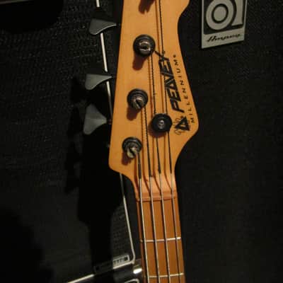 USA Peavey Millennium Plus 4 string bass guitar w/original hard case image 5