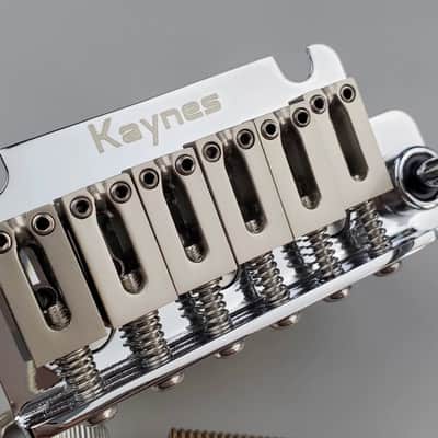 Fender ST etc 56mm electric guitar mini double tremolo bridge tailpiece tremolo system with brass image 3