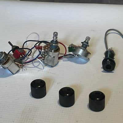 2010's Kramer Pacer Series Guitar Wiring Harness Electronics & Knobs Push/Pull Coil Tap