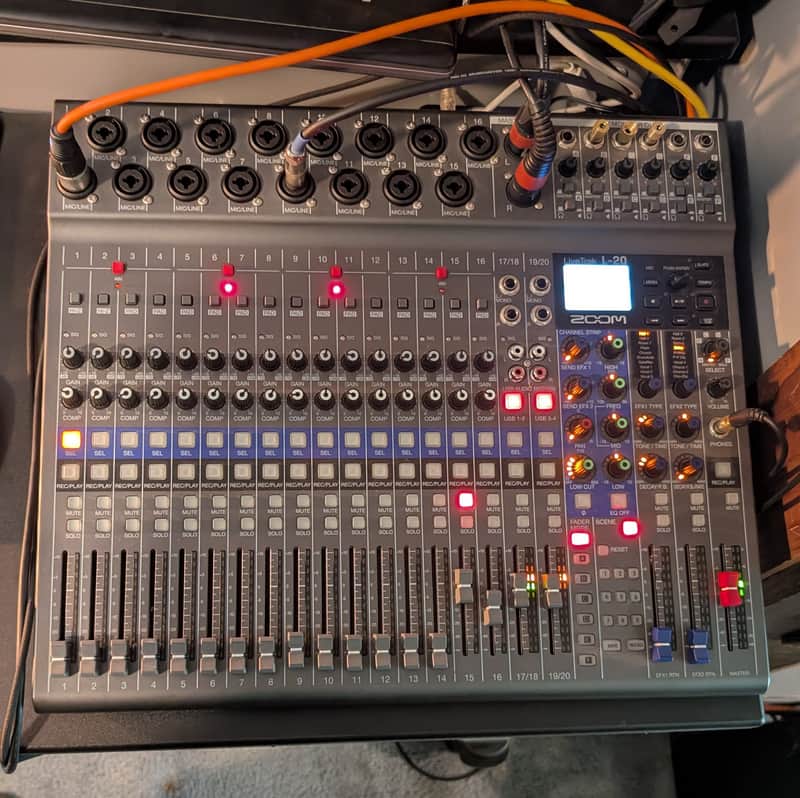 Zoom LiveTrak L-20 Digital Mixer / Recorder image 1