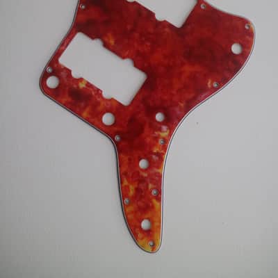 Pickguard Jazzmaster American Red Orange Tortoise Shell image 9