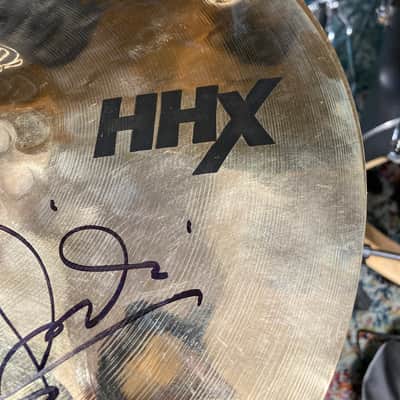 David Garibaldi's Tower of Power, Sabian 13" HHX Stage Hi-Hats Pair, 870g, 1306g 2000's - Brilliant, AUTOGRAPHED!! image 7