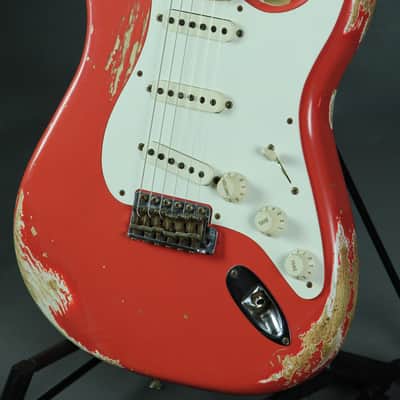 Fender Custom Shop 1957 Stratocaster Heavy Relic - Faded Fiesta Red image 5