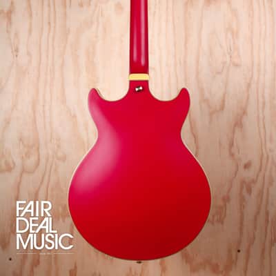 Ibanez AMH90 AM Artcore Expressionist in Cherry Red Flat, EX-DISPLAY image 4
