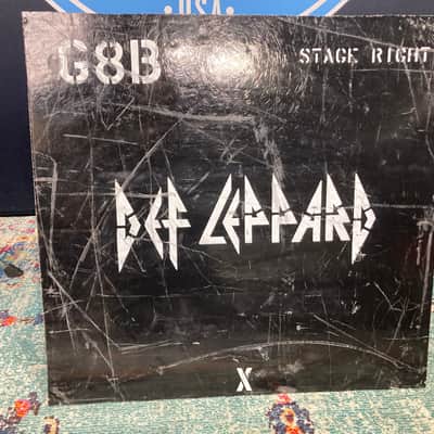Def Leppard Logo, Tour Used Case Panel Wall Hanging "G8B" (#10) image 1