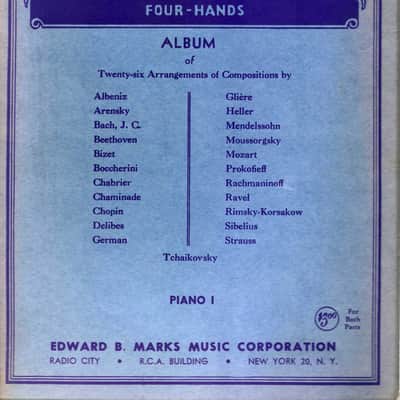 Edward B. Marks Music Corporation Piano Book 1943 - Piano book image 1