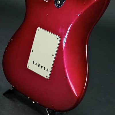 Fender Custom Shop 1971 Stratocaster Relic Midnight Wine over Lucerne Aqua Firemist image 10