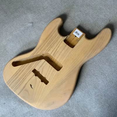 Lefty Ash Wood 4 String Jazz Bass Style Body DIY Project image 1