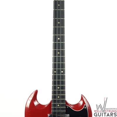 1965 Gibson EB-0 - Cardinal Red image 3
