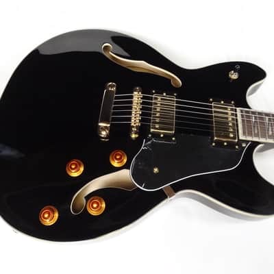 Washburn Washburn HB-35B Semi-Hollow 2014 Black image 1