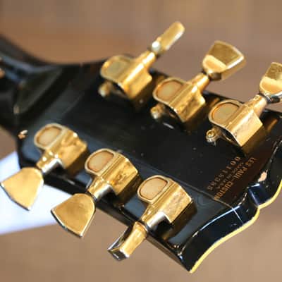 Vintage! 1976 Gibson Les Paul Custom Electric Guitar Black Ebony + HSC image 20