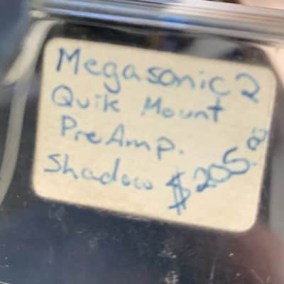Shadow Megasonic 2 Quickmount Preamp for Classical or Acoustic guitar with condenser microphone image 10