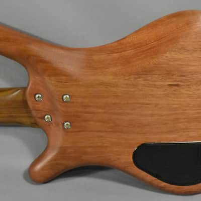 2003 Warwick Corvette Active Standard 5-String Bass Guitar Natural image 5