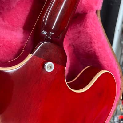 Gibson ES-335 Dot Memphis 2013 - Satin Red W/ Gibson Case image 16