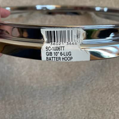 Gibraltar 10” Tom drum hoop - 6 hole 00s - Chrome image 4