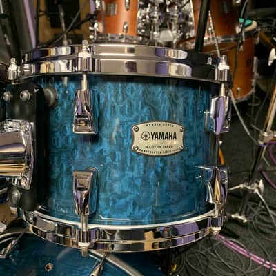 Yamaha  PHX Phoenix  - Sapphire blue Ash  made in Japan 4 pc drum set 22 10 12 16 image 5
