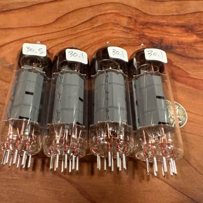 JJ Electronic EL84 / 6BQ5 Power Tubes Matched Quad (4) MaxiMatcher Tested - Fast Ship image 5