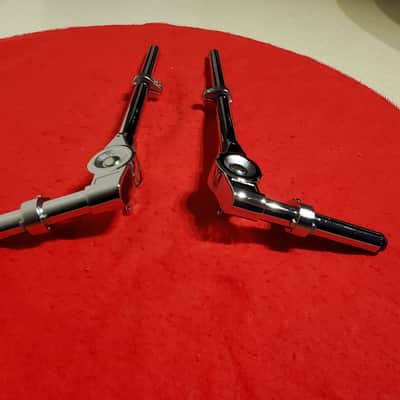 6 Piece Pearl Tom Drum Mounting Uni-Lock Arms W/ISS Rim Mounts - MINT! image 3