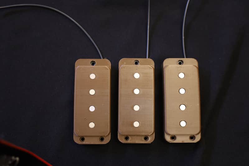 Aphek Super 4 pickups for Ibanez Musician and Roadster basses 2024 - Brown image 1