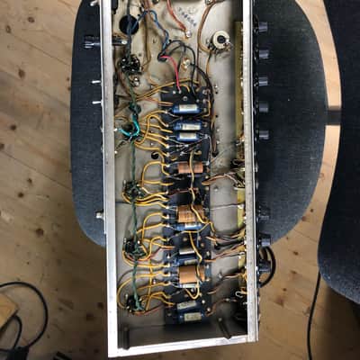 Fender Bandmaster 40-Watt 2-Channel Guitar Amp Head 1963 - 1967 - Black Panel image 11