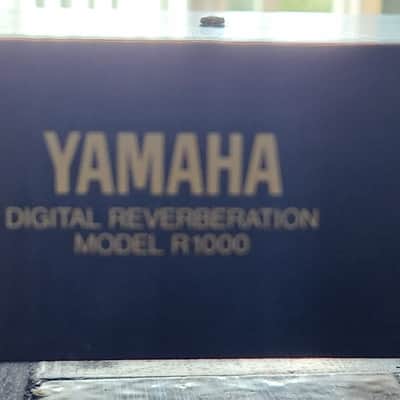 STUDIO SALE! Yamaha R1000 Digital Reverb Unit 1984 Japan image 6