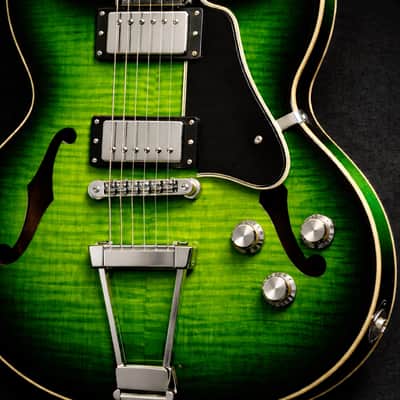 Kikuchi Guitars Archtop Electric Jazz Guitar NY155 2024 - Brown
