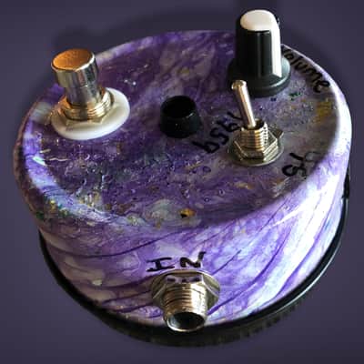 Player's Gear's History of Rock British Style Overdrive Pedal - Purple swirl image 3
