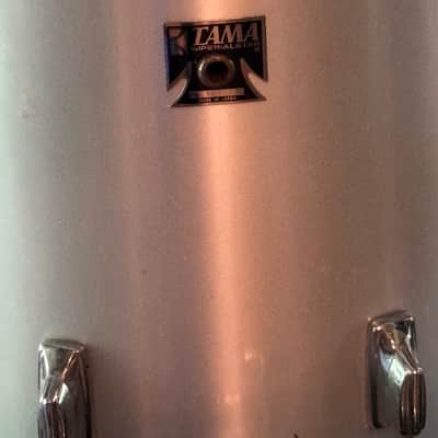 Tama Imperialstar 70's 80's Drum Set 4 Piece Silver Wrap Made in Japan image 8