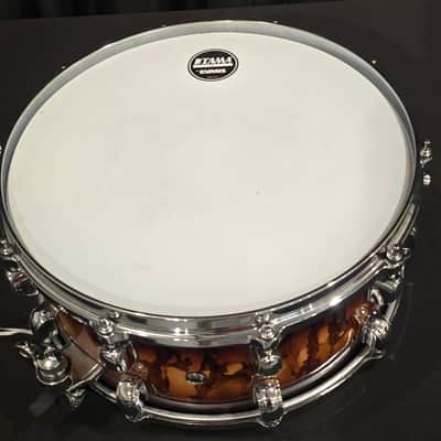 Tama New never played! 14 x 6.5" Walnut/ Birch snare drum 2025 - Molten Brown Burst image 9